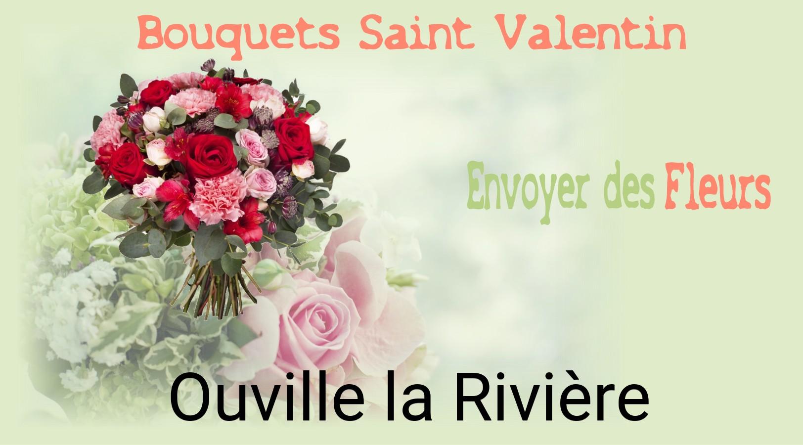 Roses de Saint-Valentin livrées à Ouville-la-Rivière
